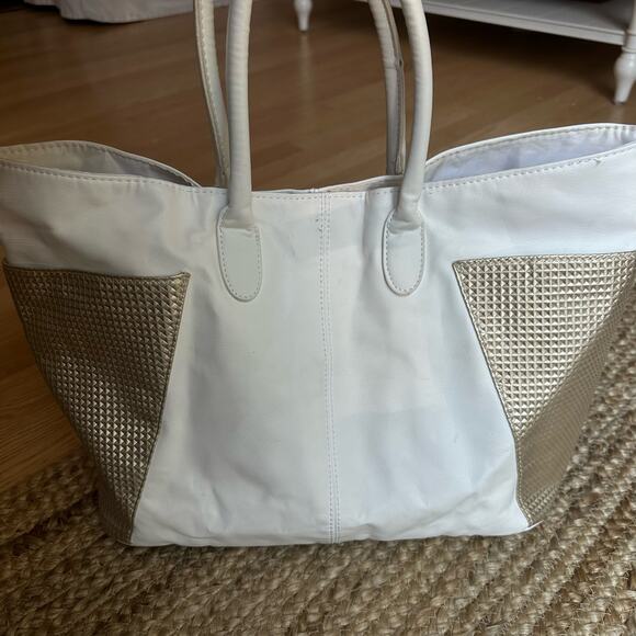 Jimmy Choo Parfums White & Gold Tote - Picture 2 of 5